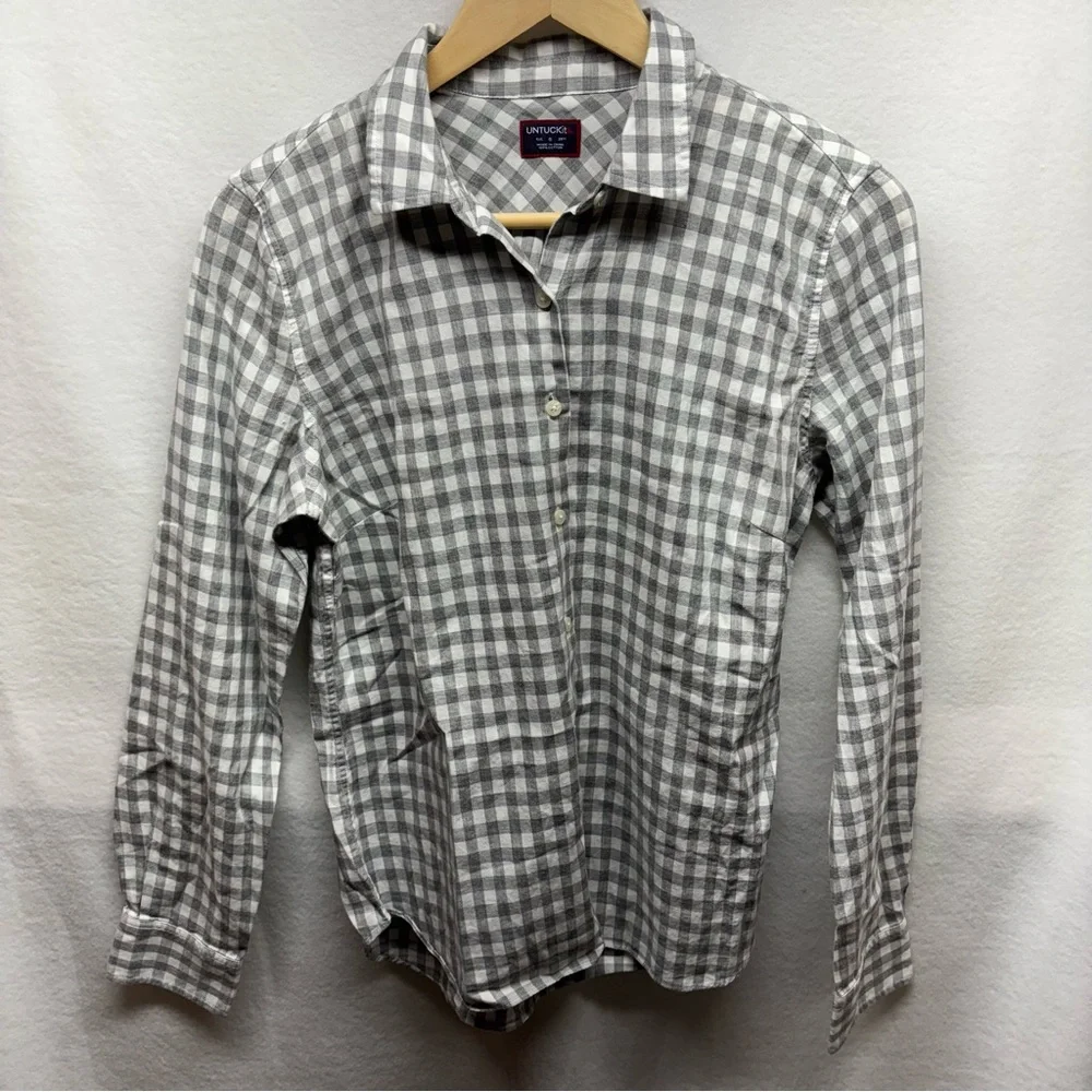 UNTUCKit Shirt Boys Size 6 Relaxed Fit Button Down Long Sleeve‎